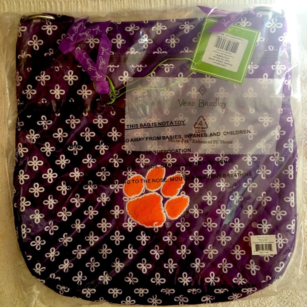 New Clemson Triple Zip Hipster